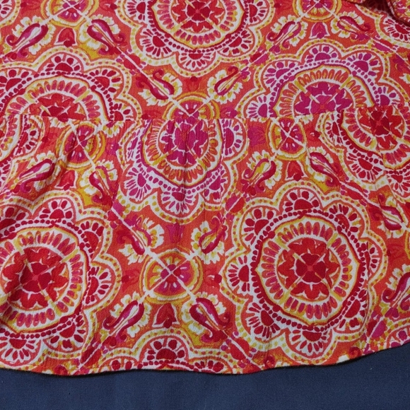 Papagallo Peplum Multi Color Top - Picture 8 of 15